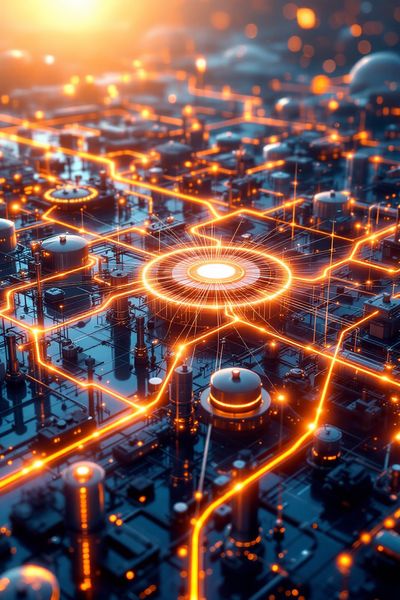 Network of warehouses and routes optimised for cost and service