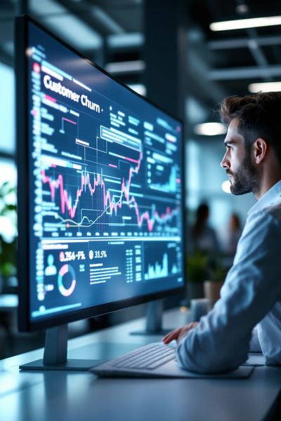 Dashboard prioritising customers or cases by risk and value tiers