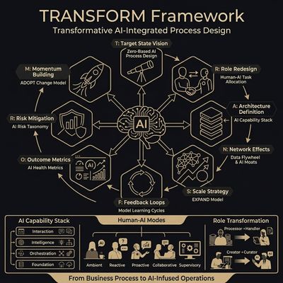 TRANSFORM framework for AI process redesign